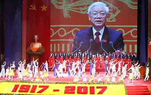 Toàn văn bài phát biểu của Tổng Bí thư tại kỷ niệm 100 năm Cách mạng Tháng Mười