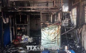 Hà Nội: Cháy lớn tại Triều Khúc, nhiều cửa hàng bị thiêu rụi