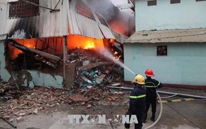 Vụ cháy lớn tại Công ty may Vina Korea gây thiệt hại nặng nề