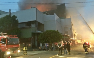 Cháy nhà xưởng ở Đài Loan (Trung Quốc), nhiều lính cứu hỏa thiệt mạng