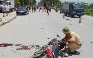 Ô tô tải va chạm với xe máy tại Bắc Ninh, 2 người tử vong tại chỗ