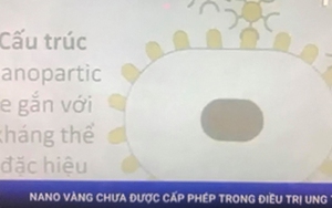 VIDEO: Nano vàng chưa được cấp phép trong điều trị ung thư, có thể gây tử vong