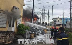 VIDEO: Cháy trạm biến áp 110KV Võ Cường, Bắc Ninh mất điện diện rộng