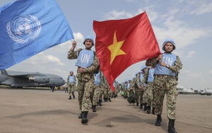 Hình ảnh đầu tiên của chiến sĩ Việt Nam trong lực lượng gìn giữ hòa bình của LHQ tại Nam Sudan