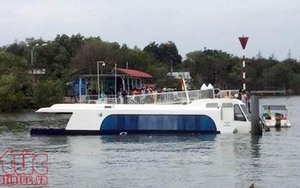 Trục vớt để điều tra nguyên nhân tàu cao tốc Greenlines DP bị chìm trên biển Cần Giờ