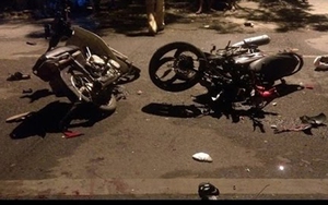 Va chạm giữa hai xe máy làm 2 người chết, 1 người bị thương