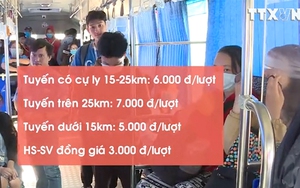 VIDEO: Giá vé xe buýt TP.HCM tăng từ 1/5