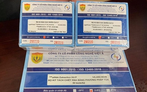 Công ty Việt Á khai báo giá khoảng 21,56 nghìn đồng/test