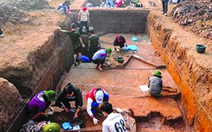 Hà Nội: Khai quật khảo cổ gò Dền Rắn thuộc Di chỉ khảo cổ học Vườn Chuối