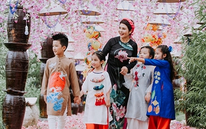 NSND Minh Châu đón Trung thu cùng dàn cháu ngoại xinh như thiên thần