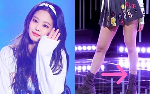 Jennie Blackpink khiến fan lo lắng khi vẫn diễn dù đang bị thương
