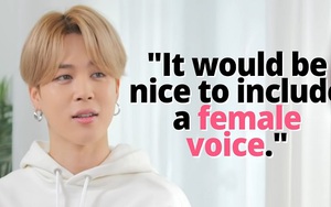Jimin BTS trả lời câu hỏi về giọng nữ trong 'Life Goes On'