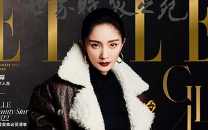 Dương Mịch lên bìa Elle China tháng 11, tiết lộ đang phải dùng thuốc mọc tóc