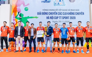 Duân Dị vô địch giải bóng chuyền các CLB không chuyên Hà Nội