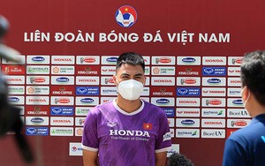 Tiền vệ Đức Huy: 'Tuyển Việt Nam muốn có kết quả tốt trước Trung Quốc'