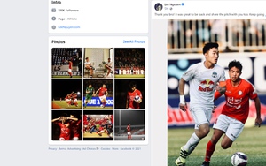 Lee Nguyễn cảm ơn Xuân Trường trên mạng xã hội