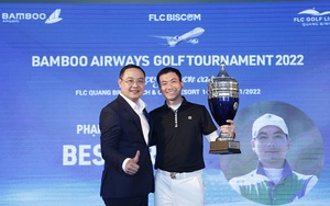 Golfer Phạm Minh Phong vô địch giải Bamboo Airways Golf Tournament 2022