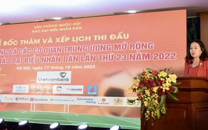 16 đội bóng dự giải bóng đá các cơ quan TƯ mở rộng - Cúp Báo Đại biểu Nhân dân lần thứ 23