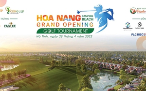 Giải golf ở Hà Tĩnh có sự tham dự của 144 golfer