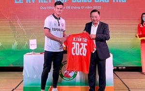 Hồ Tấn Tài mong cùng Topenland Bình Định đua vô địch V League