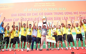 Bế mạc giải bóng đá Cúp Báo Đại biểu Nhân dân năm 2022