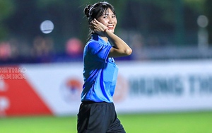 Nữ trọng tài cao 1m73 có ngoại hình như người mẫu