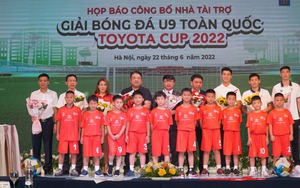 16 đội bóng dự giải U9 toàn quốc Toyota Cup 2022