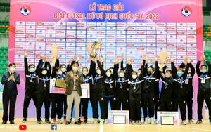 Thái Sơn Nam Quận 8 vô địch giải futsal nữ VĐQG 2022