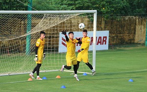 U22 Việt Nam tập nhẹ, sẵn sàng cho trận đấu nội bộ