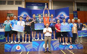 Kết thúc giải bóng bàn tranh Cúp GamaLift 2020