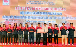 Phong Phú Hà Nam được thưởng gần 1,4 tỷ đồng nhờ VĐQG