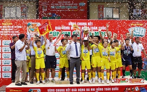 Giải BĐ Nhi đồng toàn quốc 2019: Hạ Hà Nội 4-0, SLNA lên ngôi xứng đáng