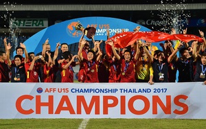 VFF thưởng U15 Việt Nam 400 triệu đồng