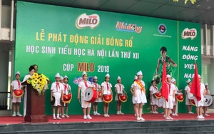 Phát động giải bóng rổ học sinh tiểu học Hà Nội năm 2018