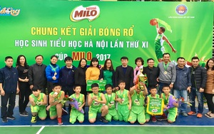 Bế mạc giải bóng rổ học sinh Tiểu học Hà Nội năm 2017