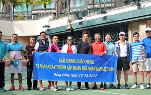Cộng đồng người Việt Nam tại Hong Kong thi đấu tennis mừng ngày thành lập Quân đội Nhân dân Việt Nam