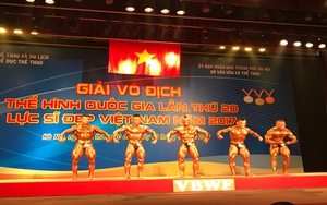 Gần 100 VĐV tham dự giải vô địch thể hình QG