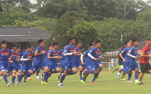 U22 Việt Nam gặp trục trặc trong buổi tập đầu tiên ở Malaysia