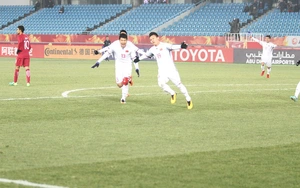 VIDEO: Vỡ òa với bàn thắng gỡ hòa của Quang Hải trước U23 Qatar