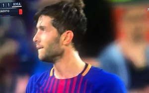 CẬN CẢNH: Sergi Roberto dính bẫy, đánh nguội Marcelo và bị đuổi