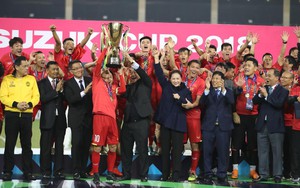 CẬP NHẬT: Vô địch AFF Cup, đội tuyển Việt Nam được thưởng lớn