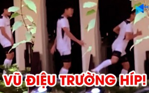 HAGL: Xuân Trường gây sốt với màn khởi động như một... vũ công