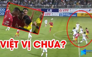 Trọng tài có đúng khi không công nhận bàn thắng của Hà Tĩnh trước HAGL?