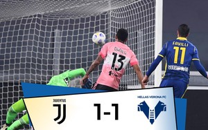 Video clip bàn thắng trận Juventus 1-1 Hellas Verona