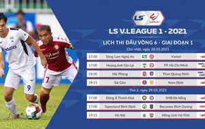 Lịch thi đấu LS V-League 2021: HAGL vs TPHCM. VTV6, BĐTV trực tiếp bóng đá Việt Nam