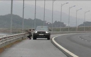 Dừng xe để bắn chim trên cao tốc, người đàn ông bị phạt tiền, tước giấy phép lái xe