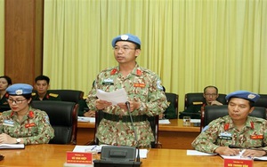 Thêm 2 sĩ quan đi làm nhiệm vụ gìn giữ hòa bình tại Phái bộ Nam Sudan