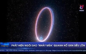 Phát hiện ngôi sao 'nhảy múa' quanh hố đen siêu lớn