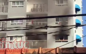 VIDEO: Cháy căn hộ chung cư Ihome ở quận Gò Vấp, cư dân tháo chạy