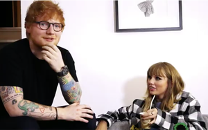 Taylor Swift 'lầy lội' trêu chọc Ed Sheeran trong video hậu trường MV 'End Game'